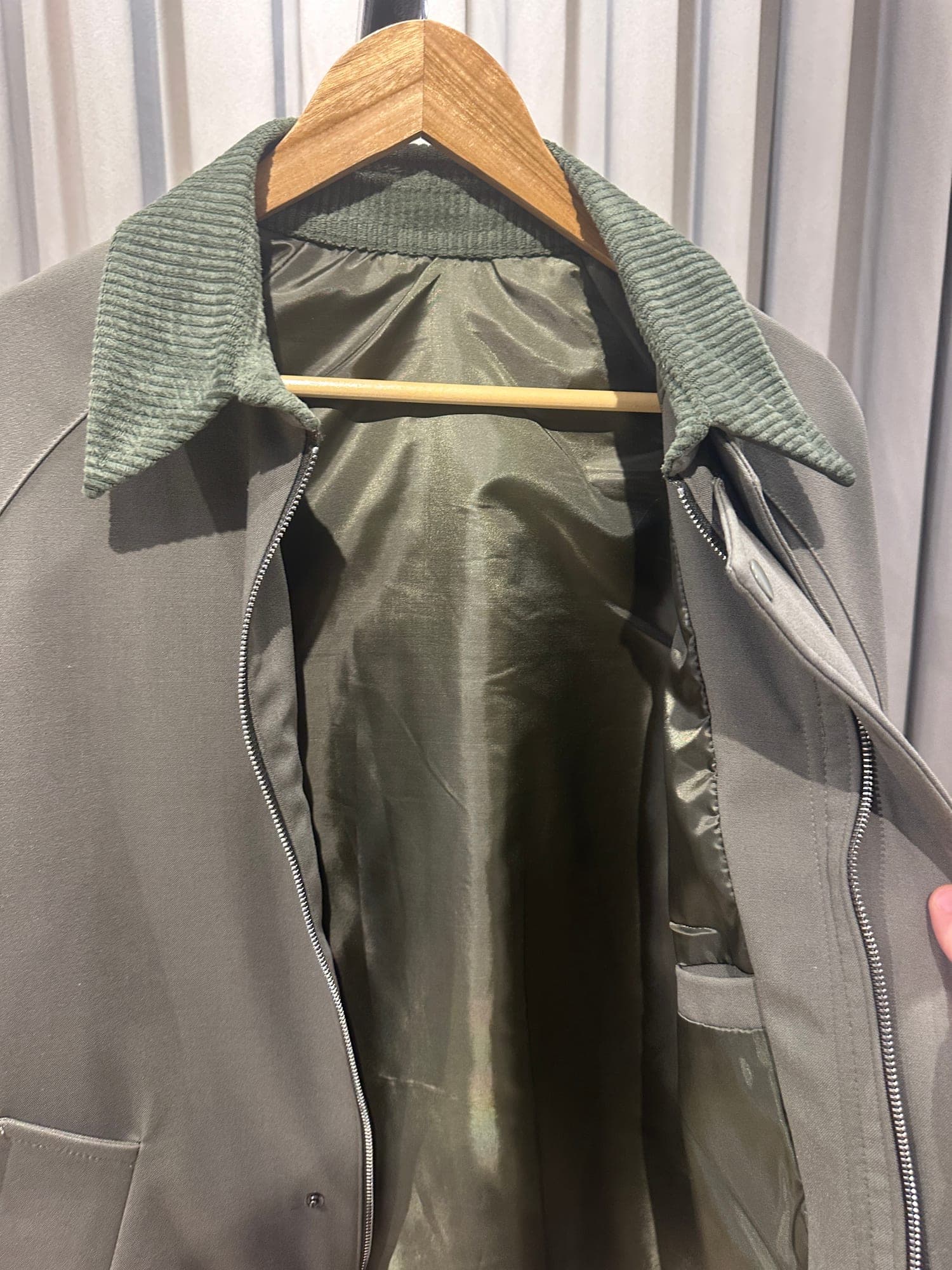 Orijinal marka muadili ceket ( haki yeşil )